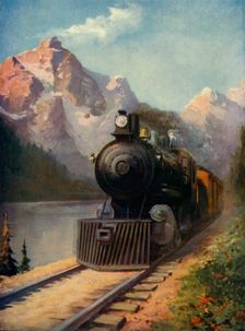 A Canadian Pacific Transcontinental Express 1930. Creator: Unknown