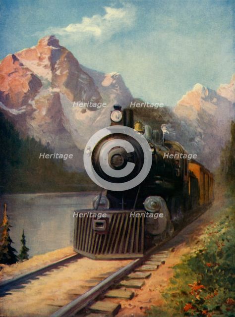 'A Canadian Pacific Transcontinental Express', 1930. Creator: Unknown.
