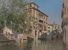 A Canal in Venice, ca. 1875. Creator: Martín Rico y Ortega