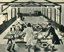 A Canning Demonstration at a Women's Institute Meeting 1943. Creator: Unknown