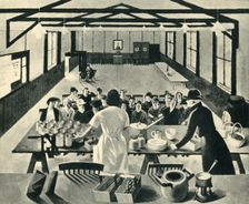 A Canning Demonstration at a Women's Institute Meeting 1943. Creator: Unknown