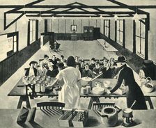 A Canning Demonstration at a Women's Institute Meeting 1943. Creator: Unknown