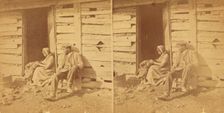 A cabin door on Sunday morning, c1850-c1930. Creator: Unknown
