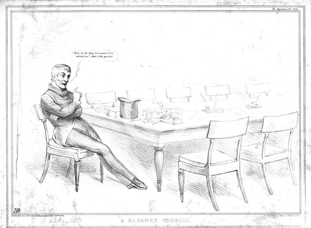 'A Cabinet Council', 1834. Creator: John Doyle.