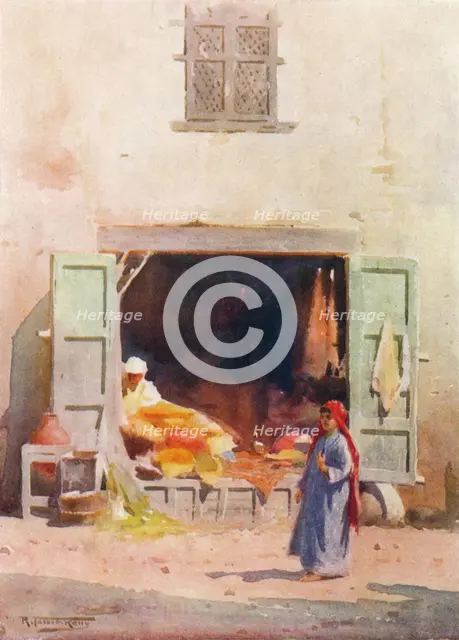 'A Cairo Shop', c1880, (1904). Artist: Robert George Talbot Kelly.