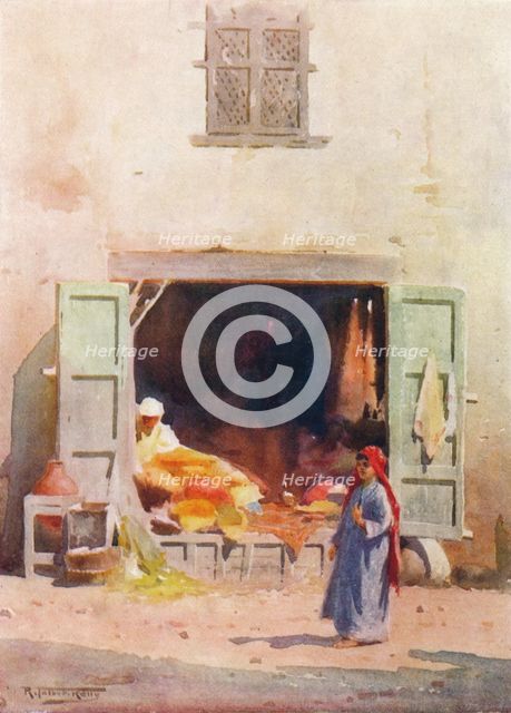 'A Cairo Shop', c1880, (1904). Artist: Robert George Talbot Kelly.