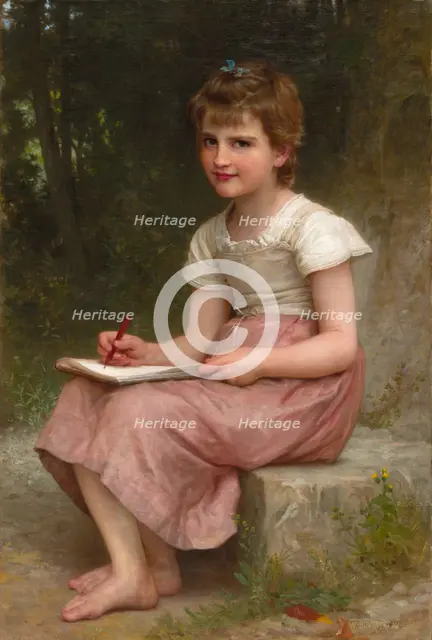 A Calling, 1896. Creator: William Adolphe Bouguereau (French, 1825-1905).