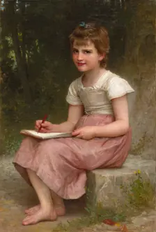A Calling, 1896. Creator: William Adolphe Bouguereau (French, 1825-1905)