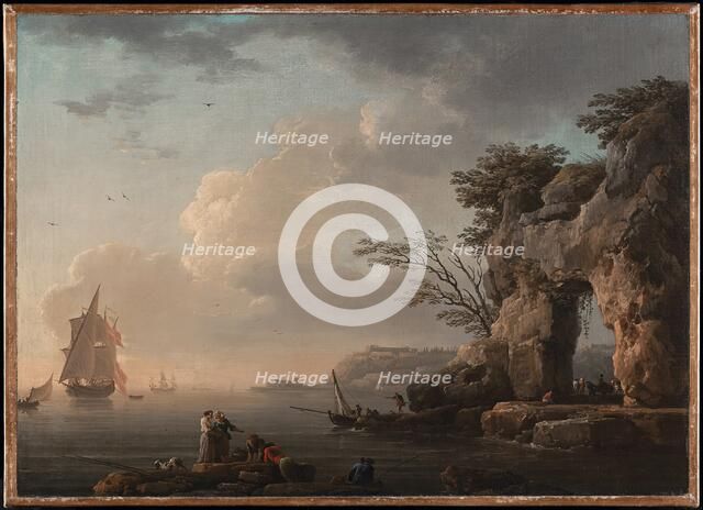 A Calm Sea, 1748. Creator: Claude-Joseph Vernet.