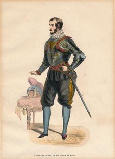 A Captain of the Pope's Swiss Guard, c.1900s