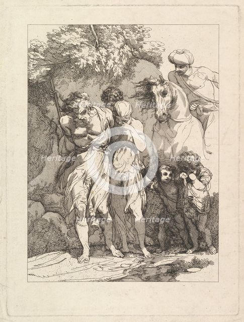 A Captive Family, ca. 1783. Creator: Robert Blyth.