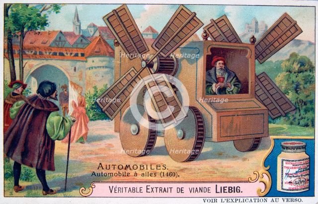A Car with Blades, 1460, (c1900). Artist: Unknown
