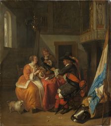 A Card Game, 1650s