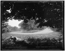 A carriage road, Mt. Royal Park, Montreal, c1900. Creator: William H. Jackson