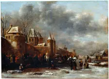 A Castle at the River Bank 17th century. Creator: Klaes Molenaer