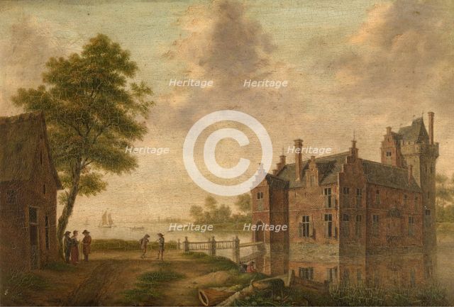 A Castle, c1770-1810. Creator: Hendrik Frans de Cort.