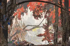 A Castle in the forest, 1890s. Creator: Georges de Feure