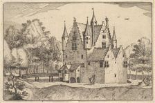 A Castle, plate 22 from Regiunculae et Villae Aliquot Ducatus Brabantiae, ca. 1610. Creator: Claes Jansz Visscher