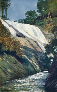 A Cascade at Tijuca, Rio 1914