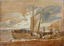 A Cattle Ferry, 1784-1788. Creator: Thomas Gainsborough