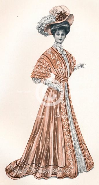 'A Catalogue Illustration of an Edwardian lady', c1908. Artist: Andre & Sleigh.
