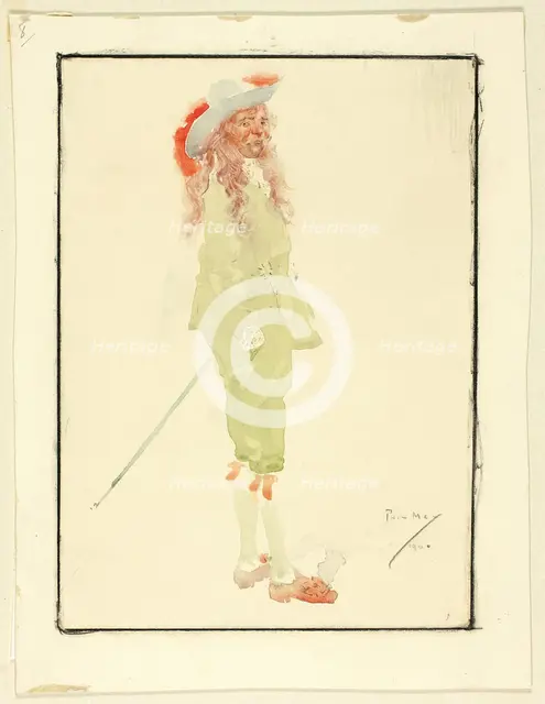 A Cavalier, 1900. Creator: Philip William May.
