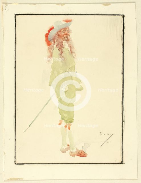 A Cavalier, 1900. Creator: Philip William May.