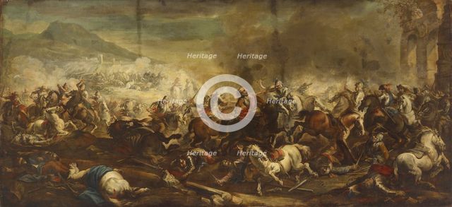 A cavalry battle, 1652. Creator: Jacques Courtois.