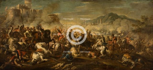 A cavalry battle, 1652. Creator: Jacques Courtois.