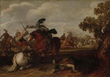 A Cavalry Charge, 1629. Creator: Jan Martszen de Jonge
