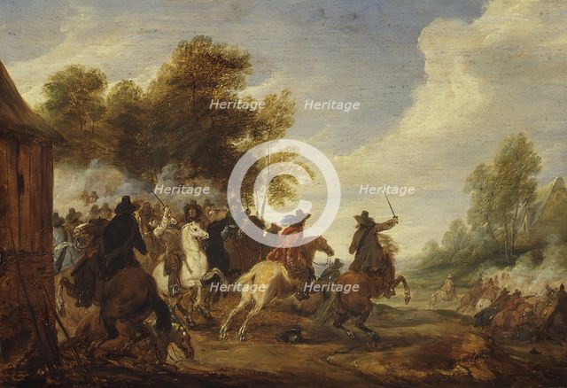 A Cavalry Engagement. Creator: Adam Frans van der Meulen.