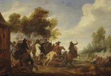 A Cavalry Engagement. Creator: Adam Frans van der Meulen