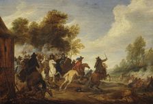 A Cavalry Engagement. Creator: Adam Frans van der Meulen