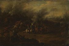 A Cavalry Fight, Undated. Creator: Georg Philipp Rugendas