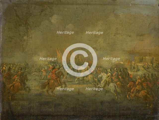 A Cavalry Skirmish, c.1645. Creator: Unknown.
