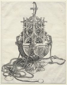 A Censer, c. 1480-1490. Creator: Martin Schongauer (German, c.1450-1491)