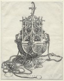 A Censer, c. 1480-1490. Creator: Martin Schongauer (German, c.1450-1491)