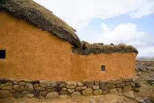A Celtiberian house in Numantia (Numancia), Spain, 2007. Creator: Samuel Magal
