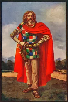 A Celtic Chieftain in Civil Dress 1924. Creator: Herbert Norris