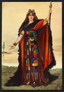 A Celtic Chieftainess (Boadicea) 1924. Creator: Herbert Norris