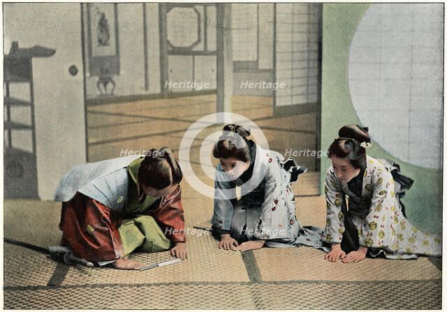 'A Ceremony in Japan', c1890. Artist: Charles Gillot