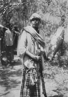 A Ceylon Shikari or Hunter c1890, (1910). Artist: Alfred William Amandus Plate