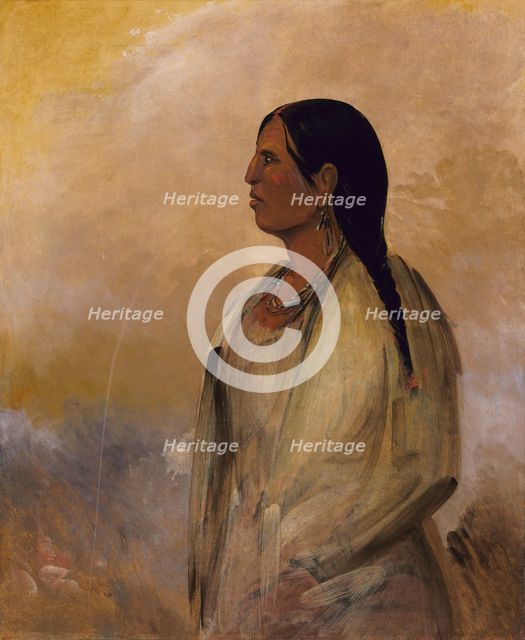 A Choctaw Woman, 1834. Creator: George Catlin.