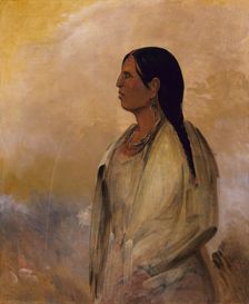 A Choctaw Woman, 1834. Creator: George Catlin