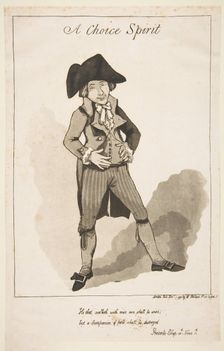 A Choice Spirit, December 1, 1790. Creator: George Moutard Woodward
