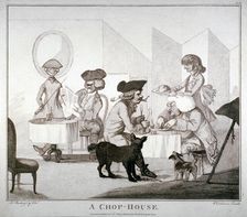 A Chop House 1781. Artist: Anon