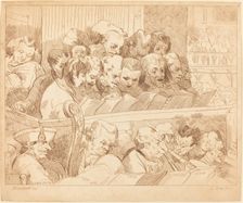 A Choral Band, c. 1784. Creator: Lydia Bates