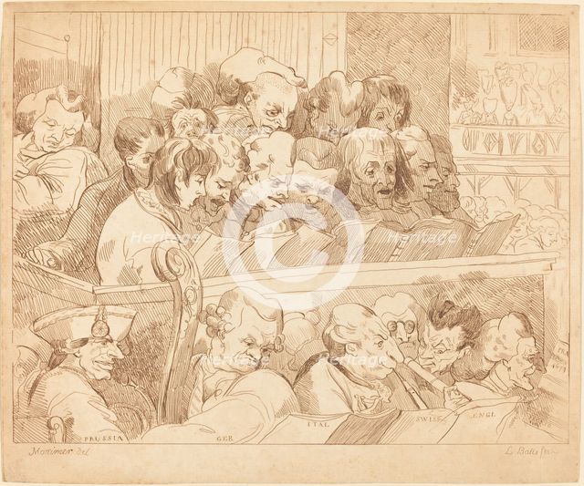 A Choral Band, c. 1784. Creator: Lydia Bates.