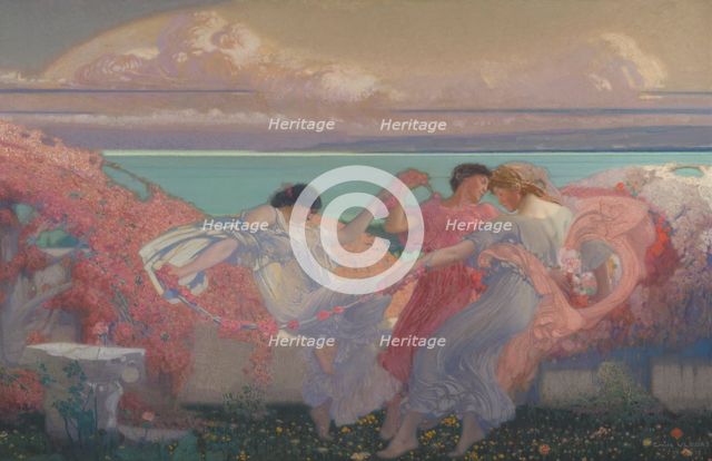 A Choral Dance, 1912. Creator: Emile Vloors.