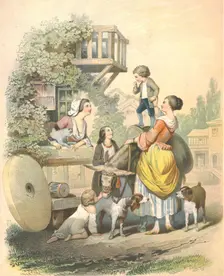 A Chat with the Miller's Wife late 18th-early 19th century?